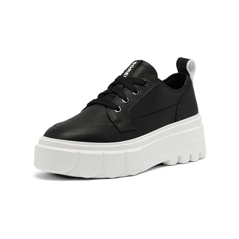 Sorel Caribou X Leather Waterproof Platform Sneaker Gorp Granola Minimalist